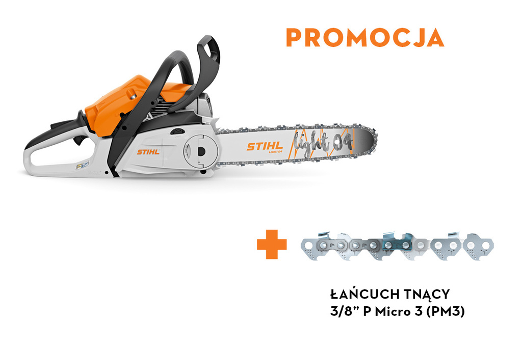 Pilarka spalinowa STIHL MS 172 C-BE – promocja Zima 2026, gratis łańcuch tnący 3/8 P Micro 3 PM3